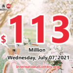国际彩票 Powerball 1.13亿
2021年7月7日