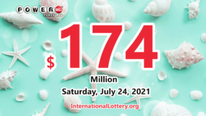 2021/07/21: 两位新百万富翁；Powerball 银奖累积到 1.74